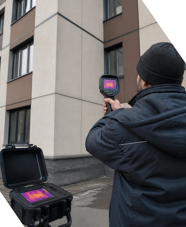 Тепловизионное обследование зданий и сооружений в Сосновоборске